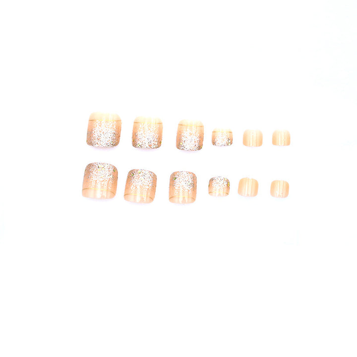 Decorative Glitter Pedicure Nail Art Kalsten