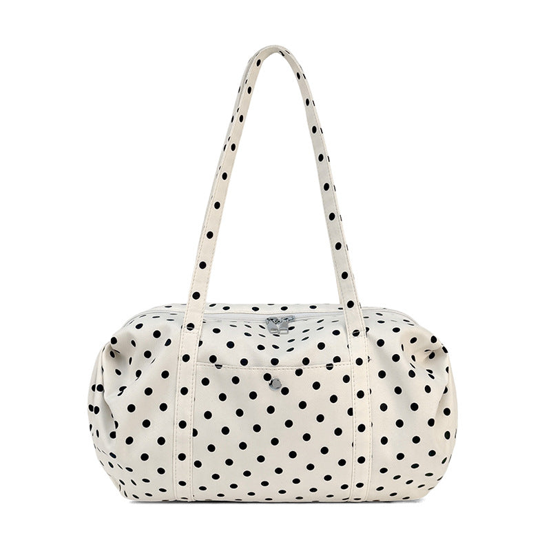 Spacious Polka Dot Travel Tote