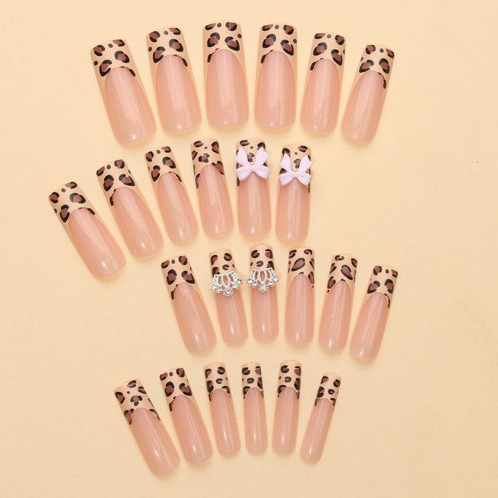 Animal Print Glam Press-On Nails Kalsten