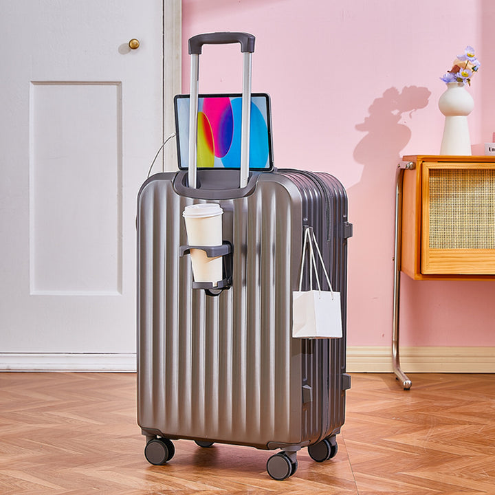 Functional Tech-Integrated Rolling Suitcase Kalsten