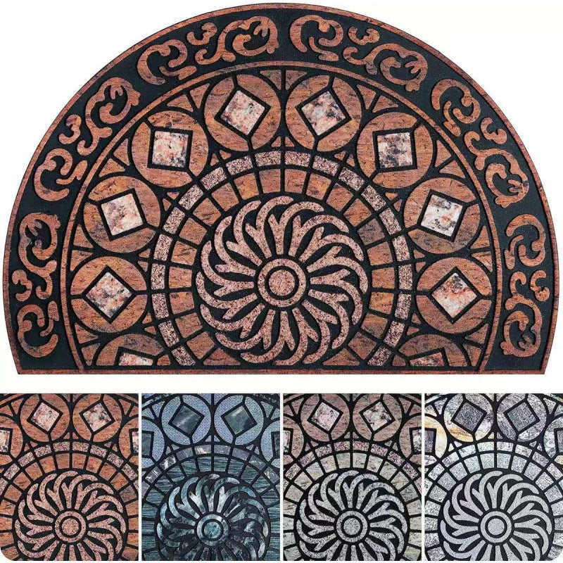 Decorative Round Door Mat
