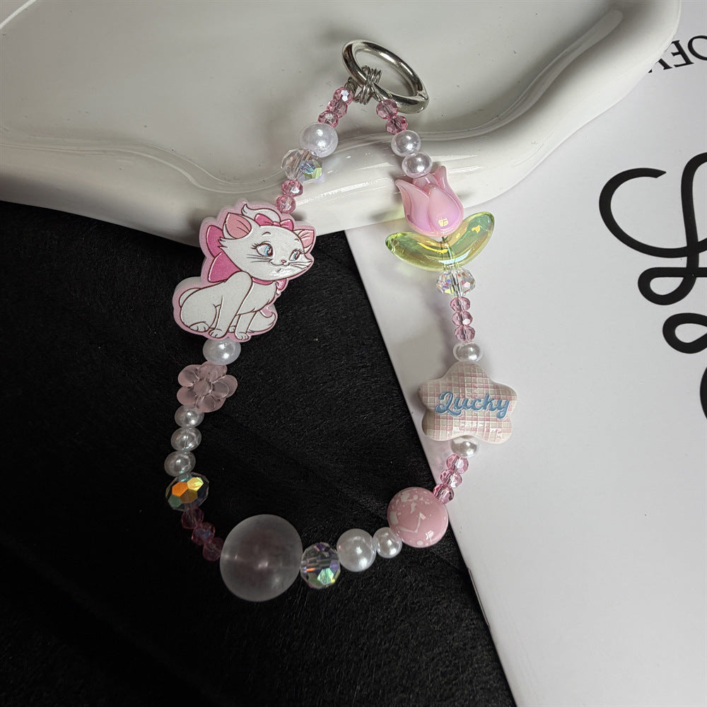 Colorful Beaded Charm Keychain Kalsten 1790134890