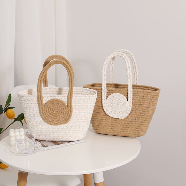Decorative natural fiber bag Kalsten