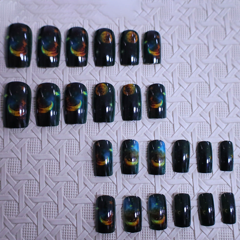 Stellar Galaxy Nail Art Enhancements Kalsten