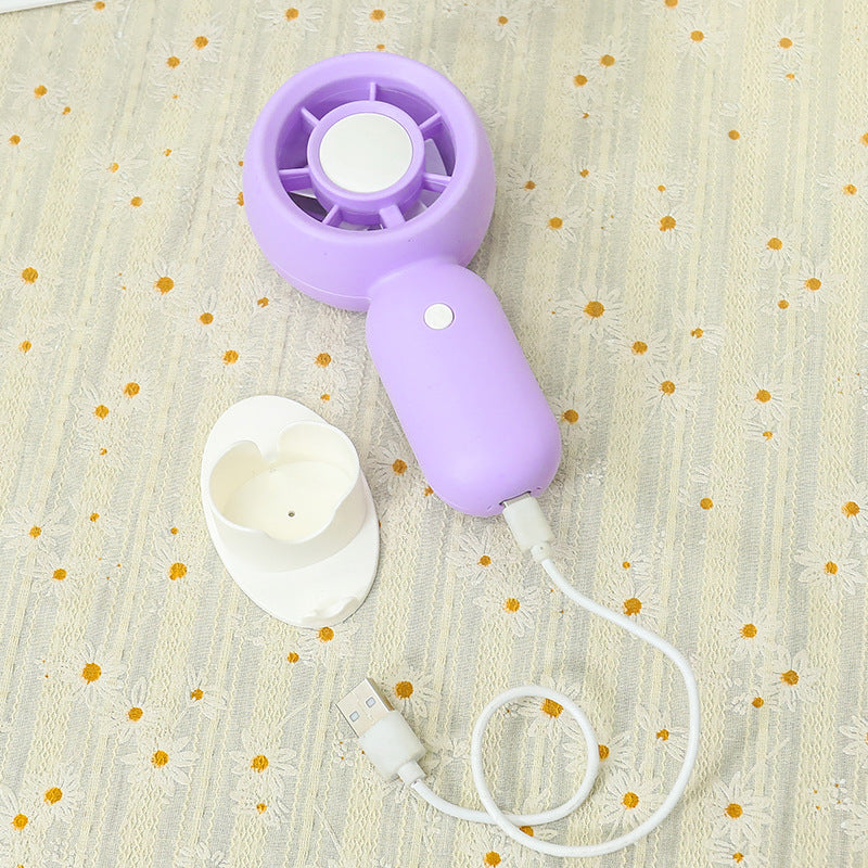 Ladies Portable Handheld Fan with Cute Bear Design Kalsten