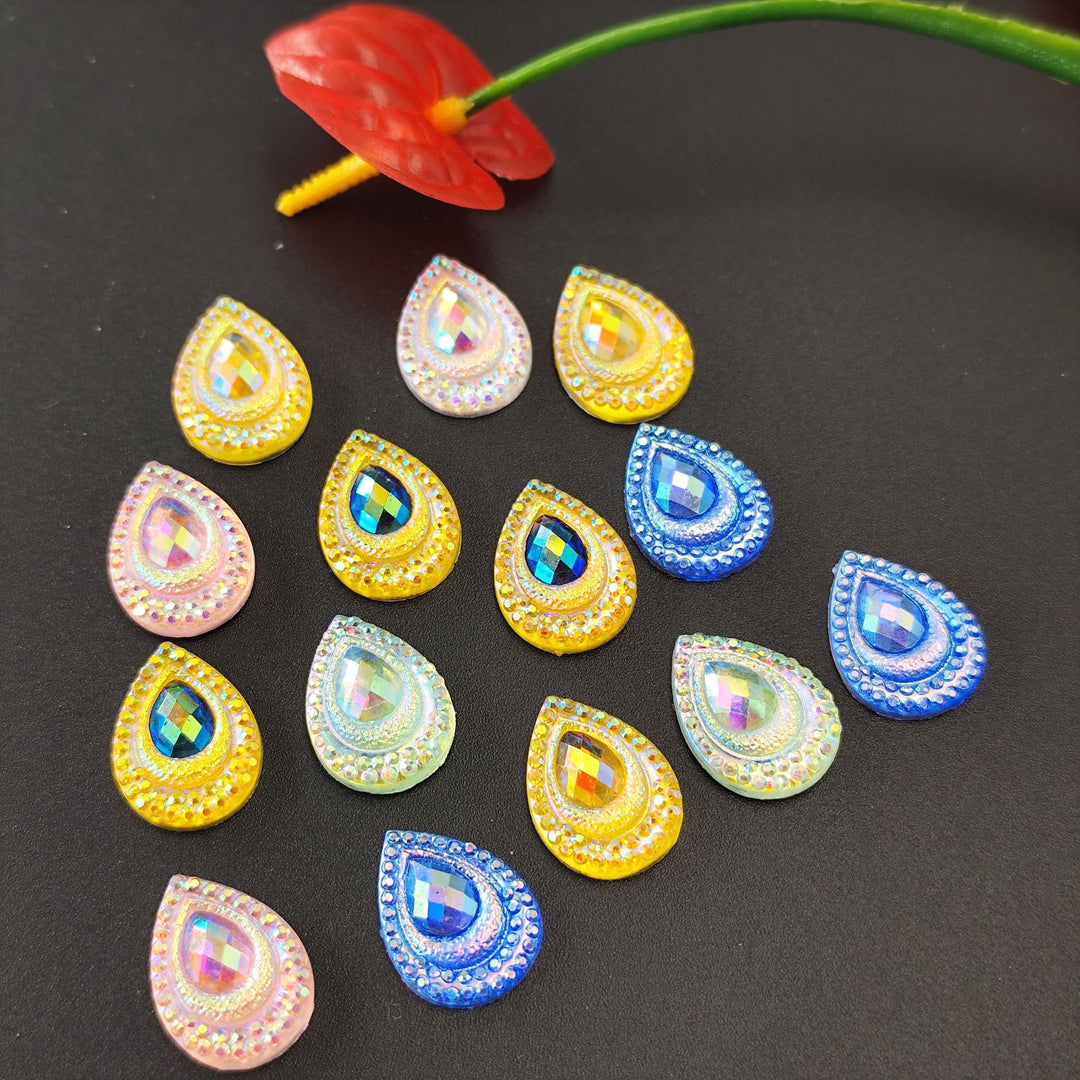 Glittering drop appliqués Kalsten