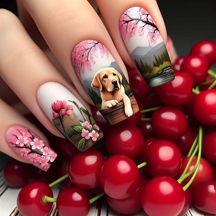 Artistic Pet-Themed 3D Nail Art Kalsten