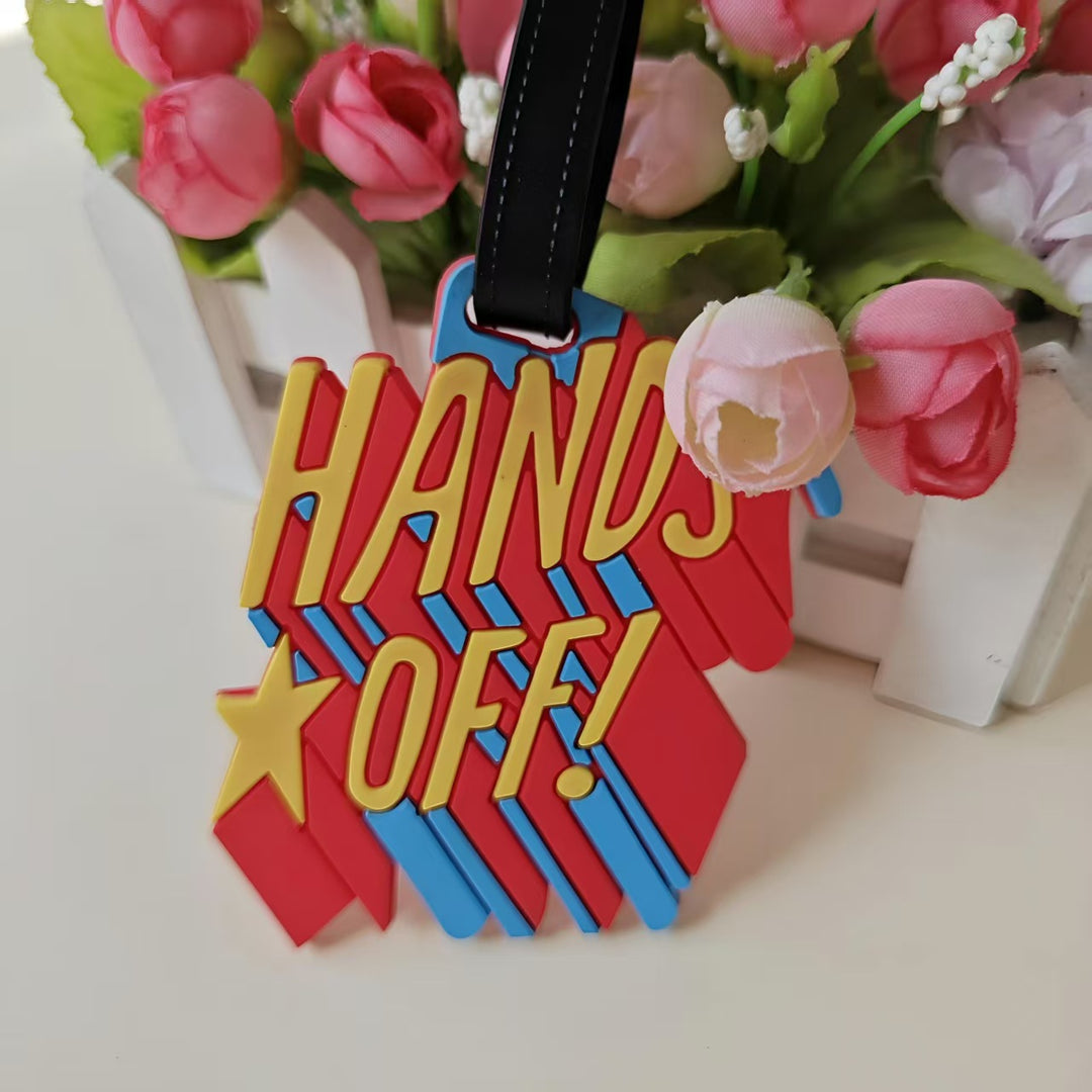 Unisex Luggage Tag with Eye-Catching Safety Message Kalsten