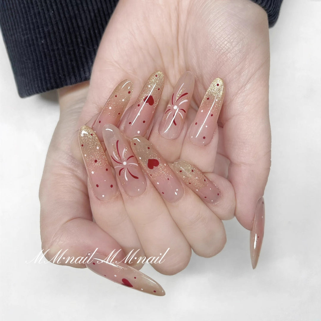 Artistic Stiletto Press-On Nail Set Kalsten