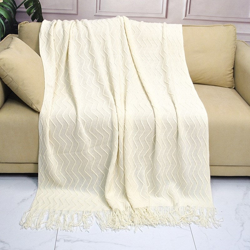 Textured Pattern Throw Blanket