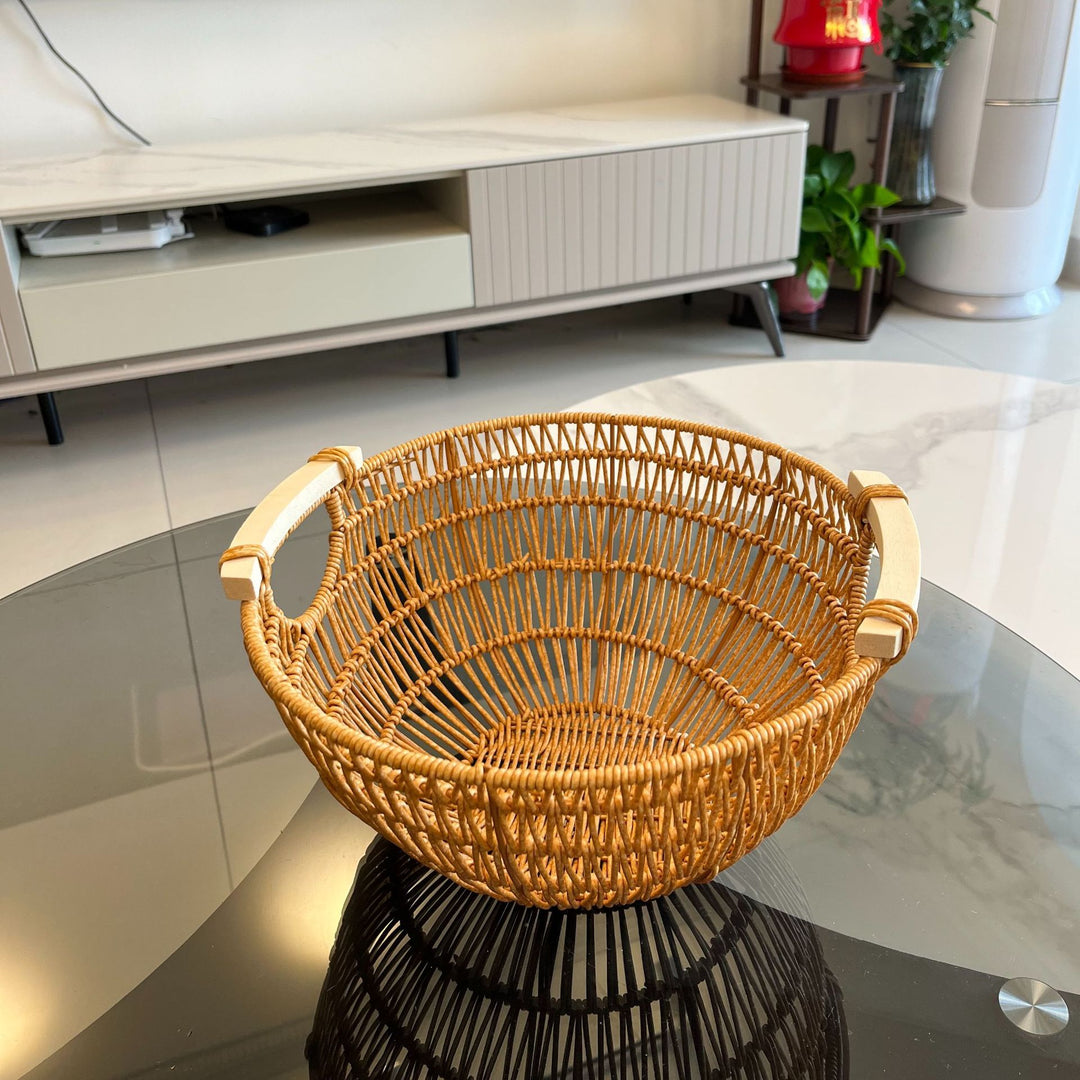 Modern Decorative Woven Fruit Bowl Kalsten