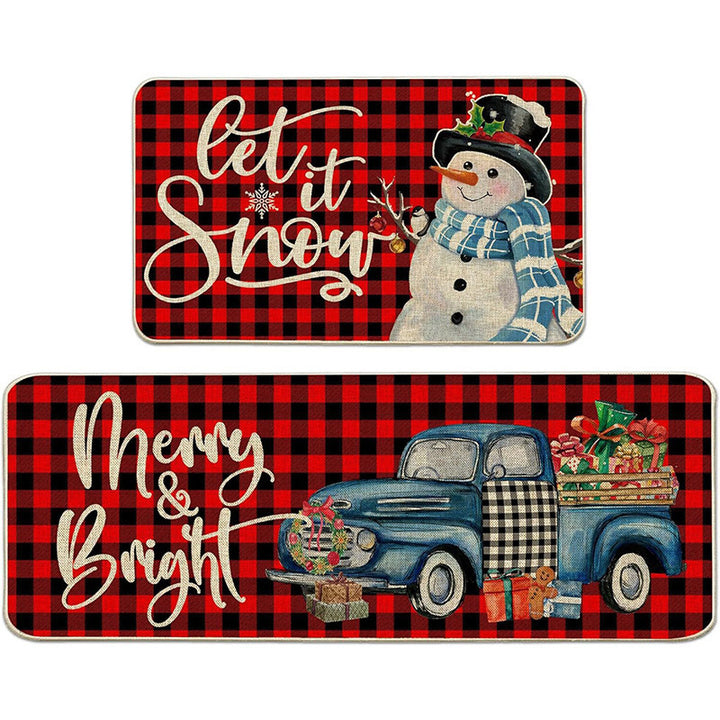 Festive Holiday Themed Doormat Kalsten