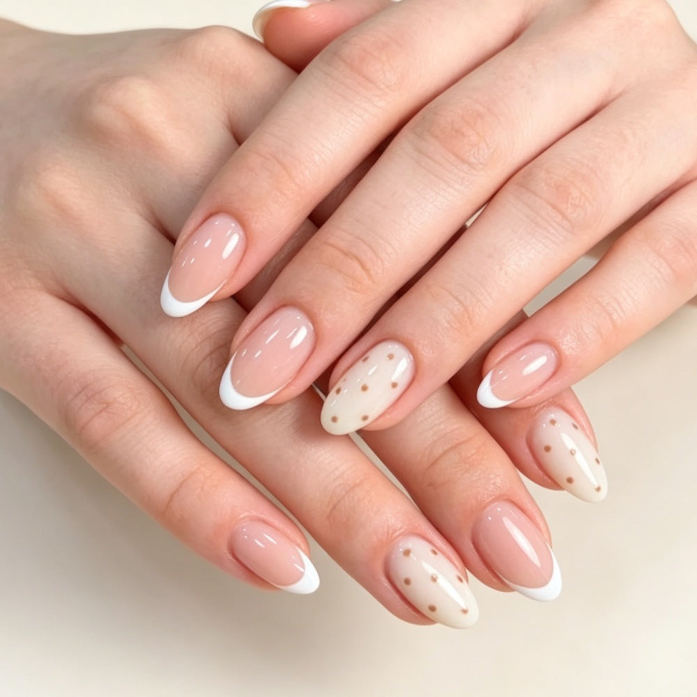 Floral Design Stiletto Press-On Nails