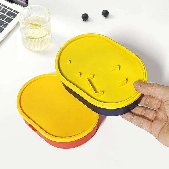 Multi-Tiered Portable Snack Storage Container