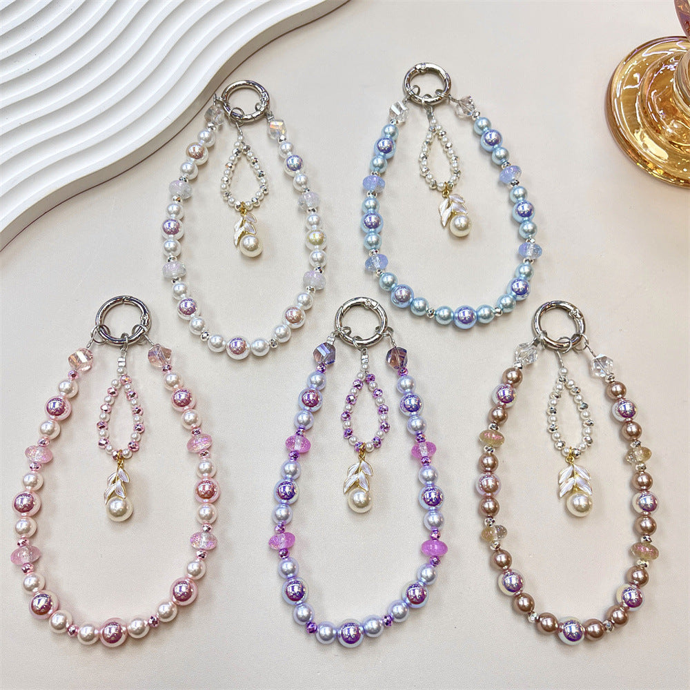 Elegant Pearl Beaded Charm Necklace Kalsten