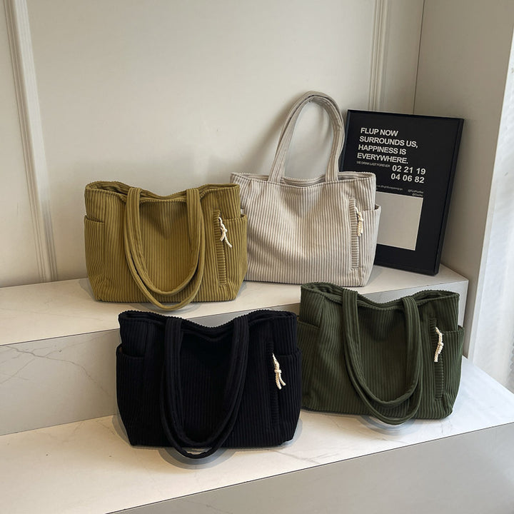 Durable Textured Everyday Tote Bag Kalsten