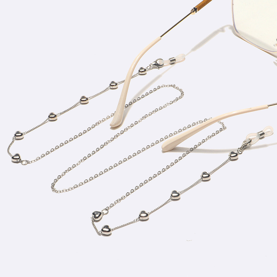 Heart-Embellished Eyewear Chain Kalsten