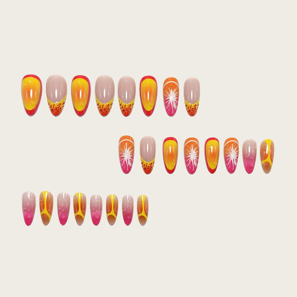 Artificial nails with fruity design Kalsten