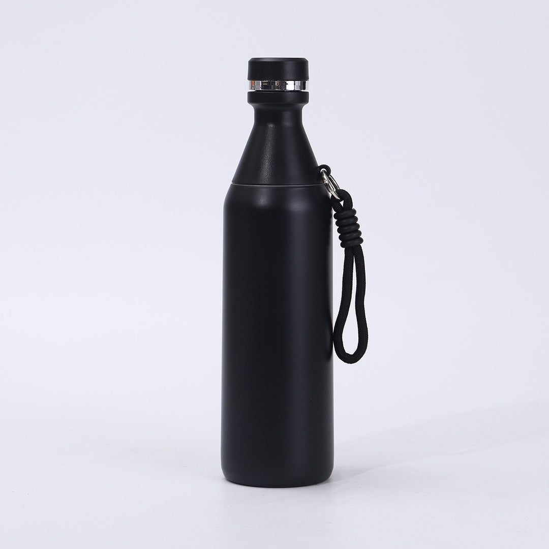 Ladies insulated drinking bottle with practical carrying strap Kalsten