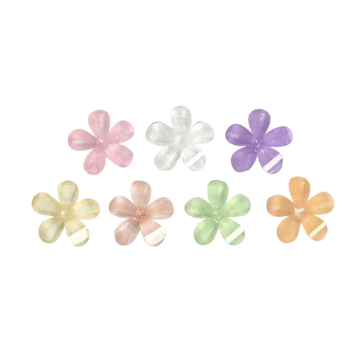 Delicate acrylic flower appliqués Kalsten