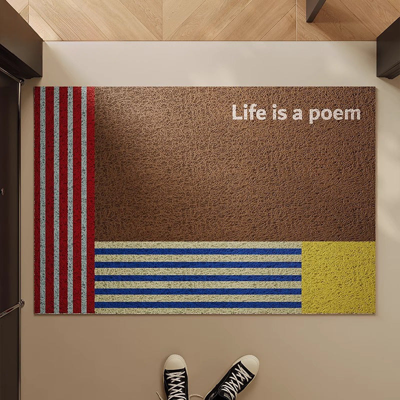Decorative Door Mat for Home Entryway Use