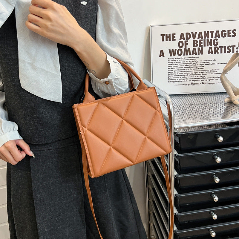 Quilted Leather Shoulder Handbag Kalsten