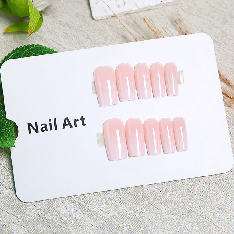 Elegant extension nails with ombre effect Kalsten