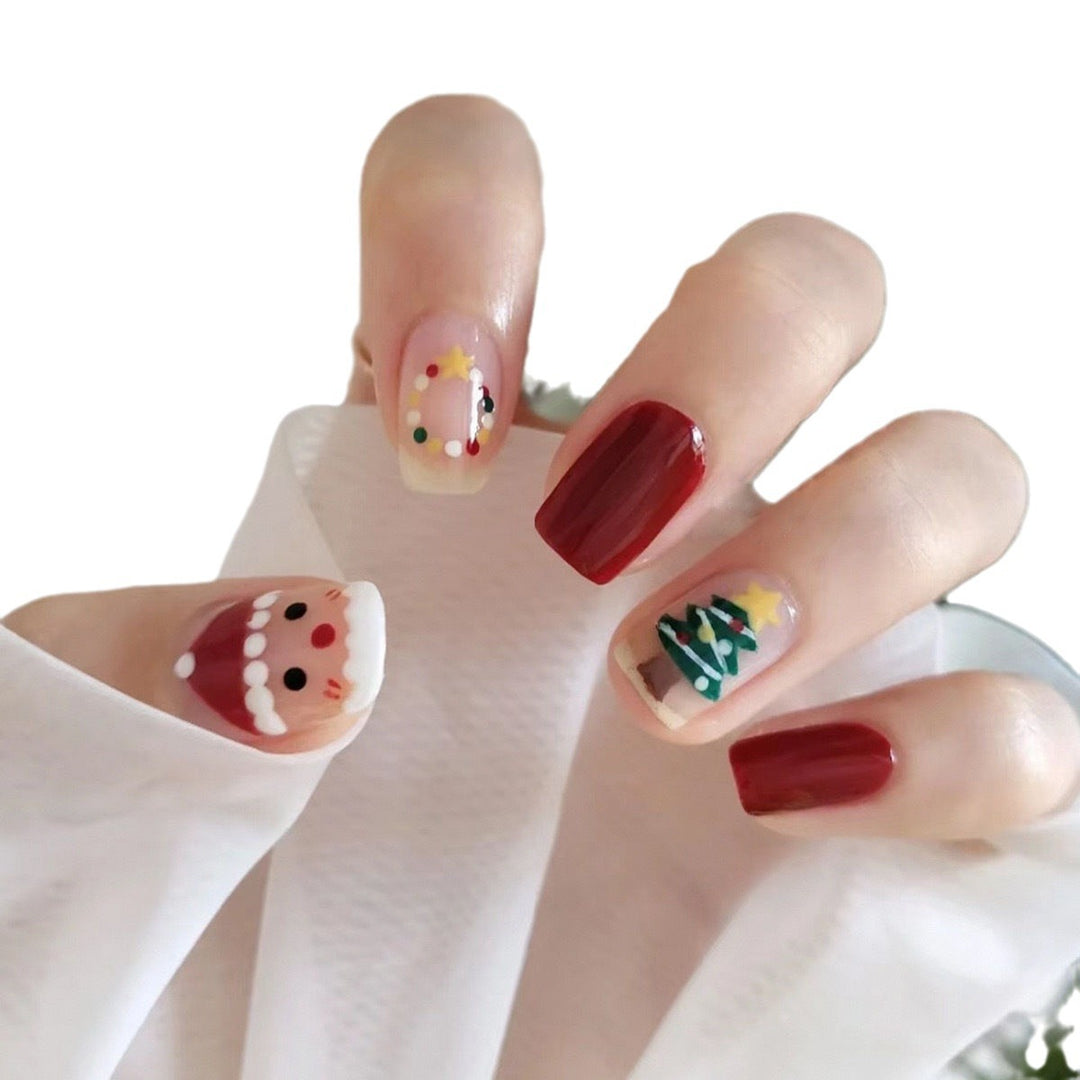 Festive Themed Press-On Nail Set Kalsten