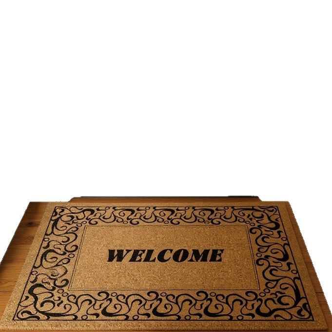 Half-Circle Coir Door Mat
