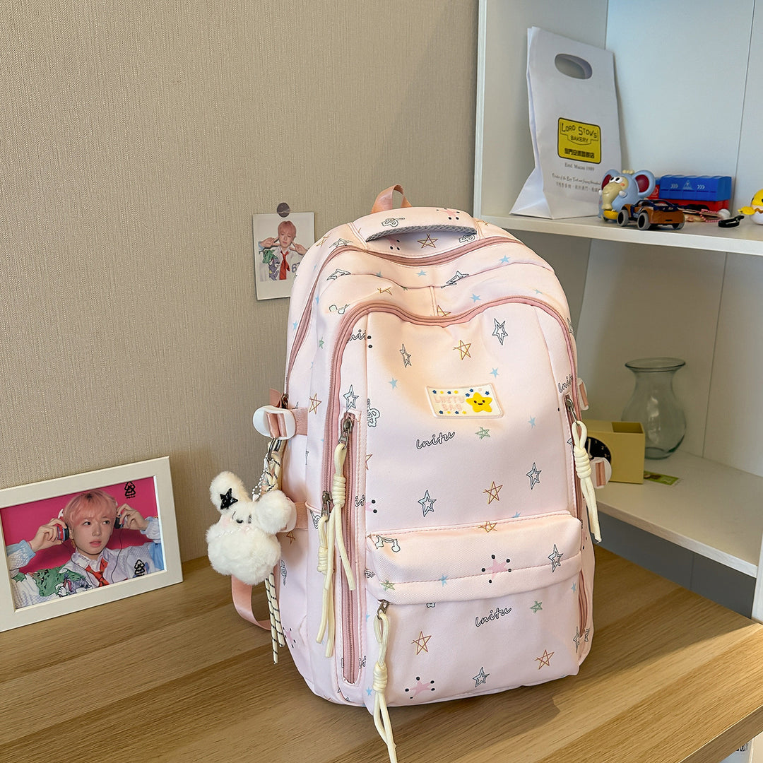 Playful Polka Dot School Backpack Kalsten