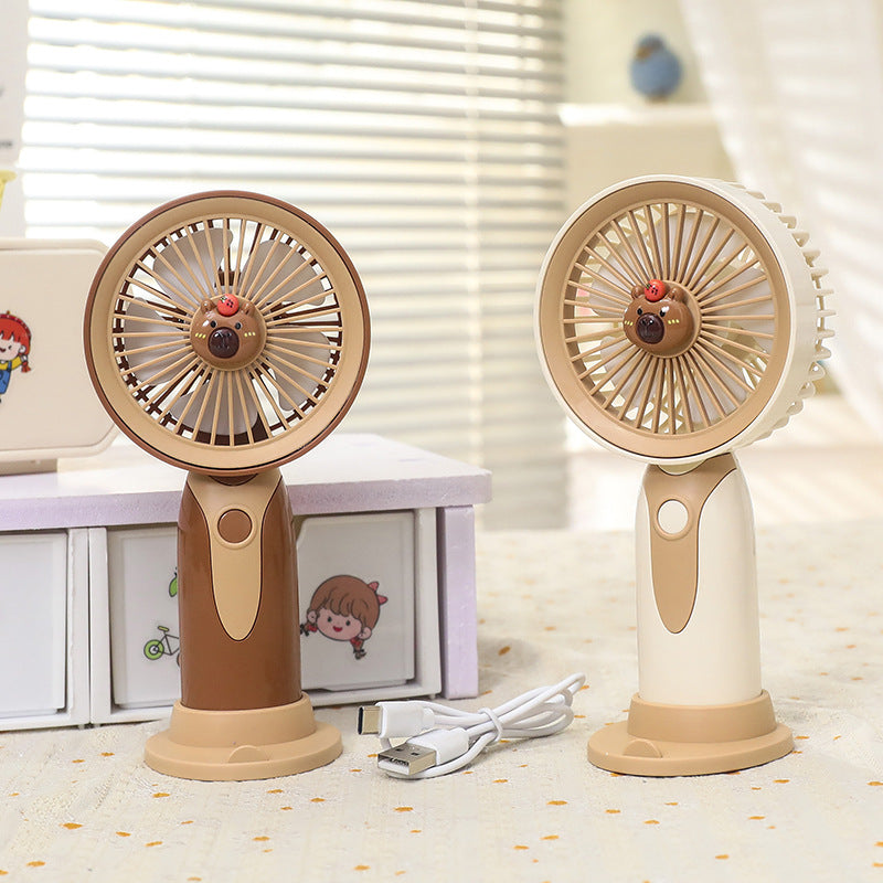 Ladies Portable Hand Fan with Cute Designs Kalsten