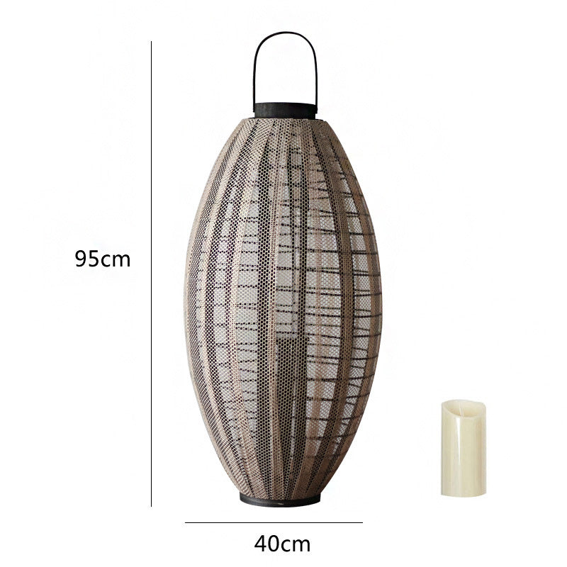 Elegant lantern with metal grid Kalsten
