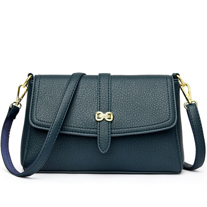 Elegant Faux Leather Crossbody Bag Kalsten