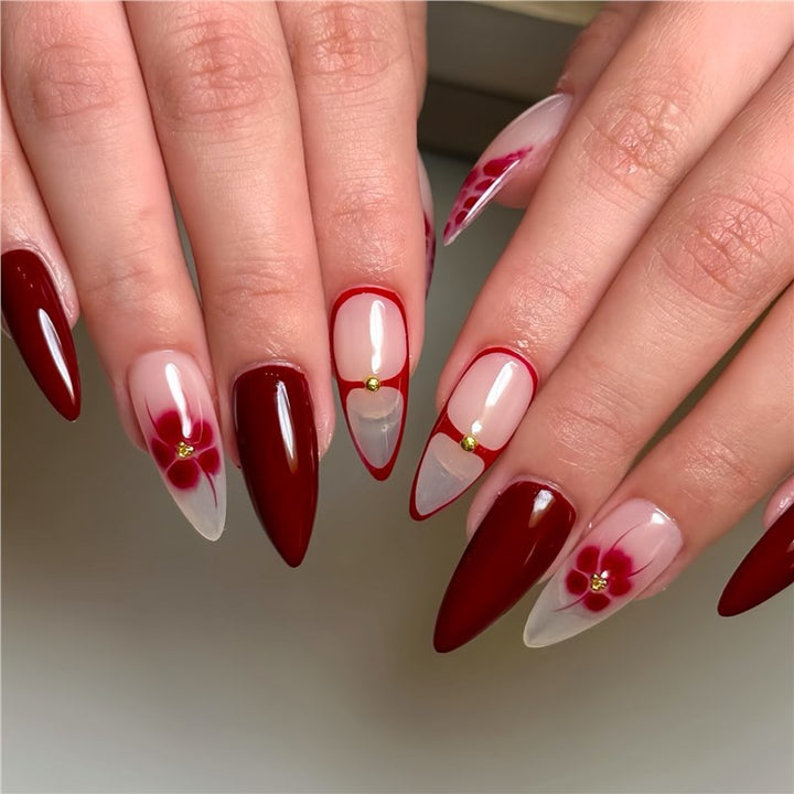 Elegant Stiletto Press-On Nail Design Kalsten
