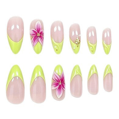 Floral Articulated Nail Enhancements Kalsten