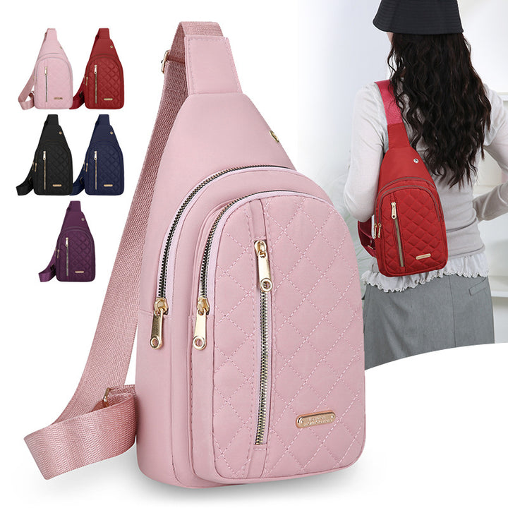 Quilted One-Shoulder Sling Bag Kalsten