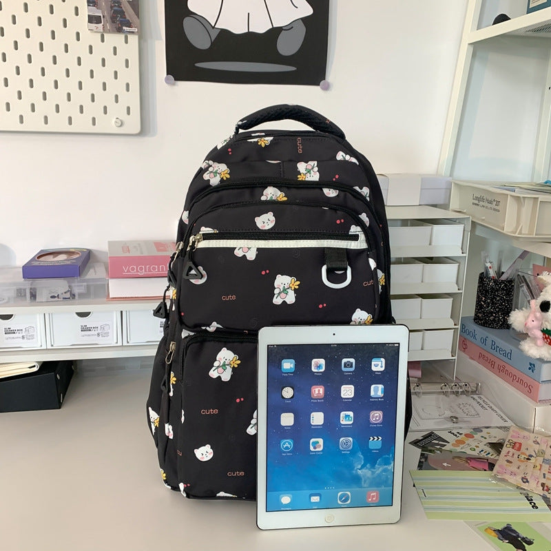 Plush backpack with playful animal motif Kalsten