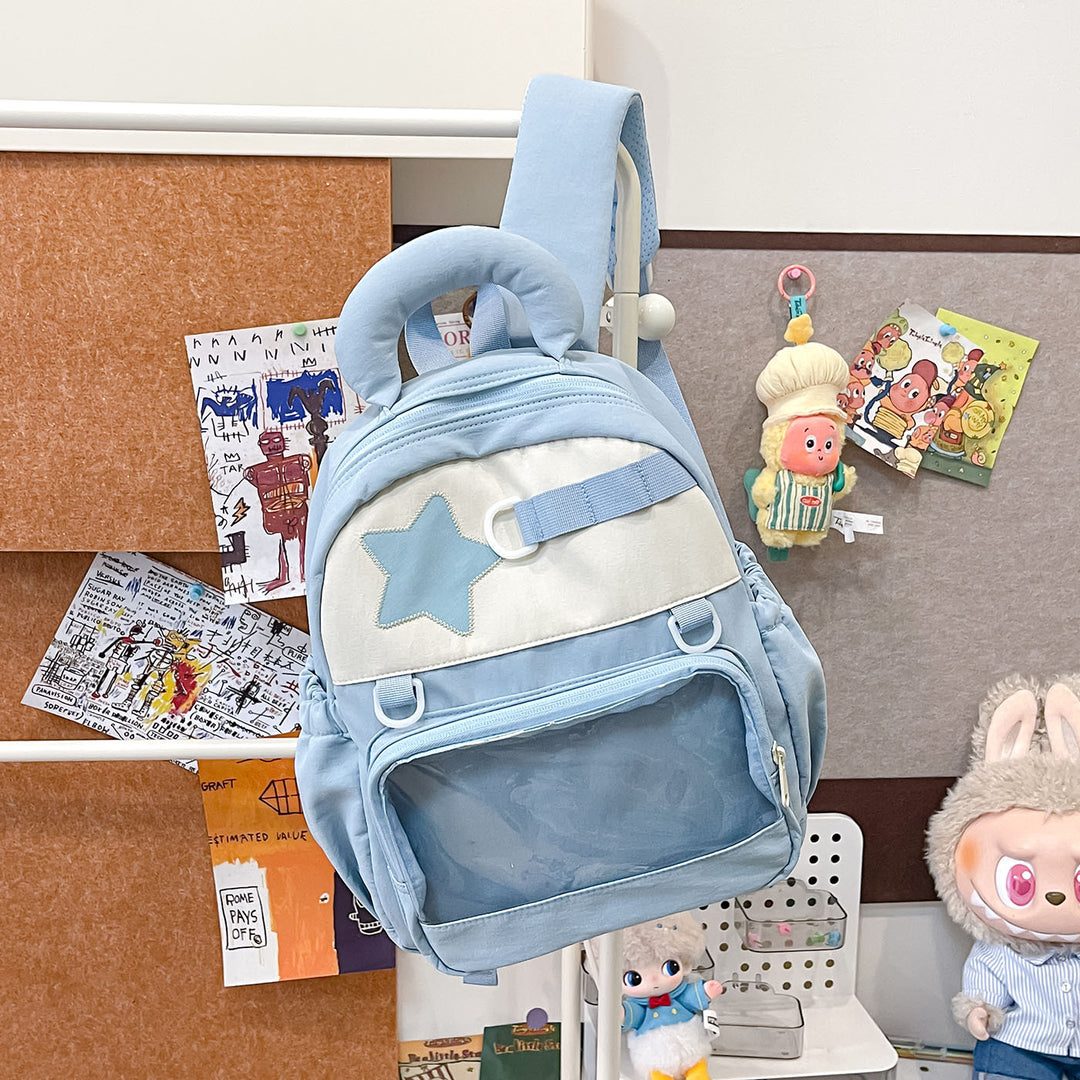 Fun Graphic Star-Themed Backpack