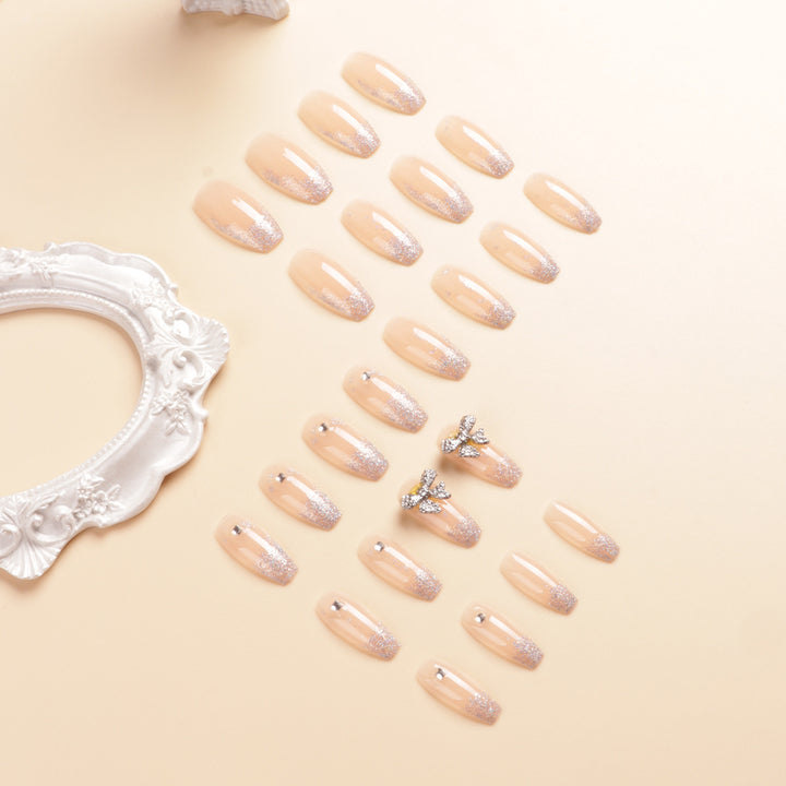 Sparkling Glitter Press-On Nail Tips Kalsten