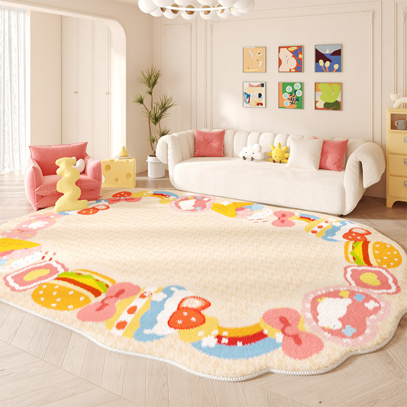 Playful Cat-Themed Area Rug