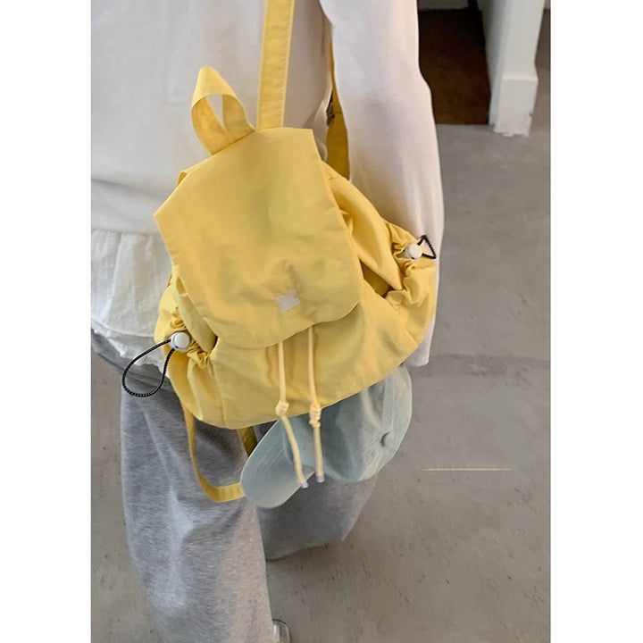 Casual Checkered Drawstring Backpack Kalsten