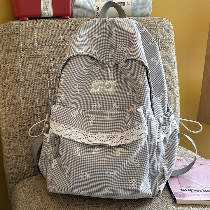 Sweet Floral-Embellished Backpack Kalsten