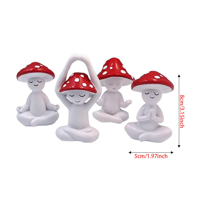 Playful Zen Garden Decor Figure Set Kalsten
