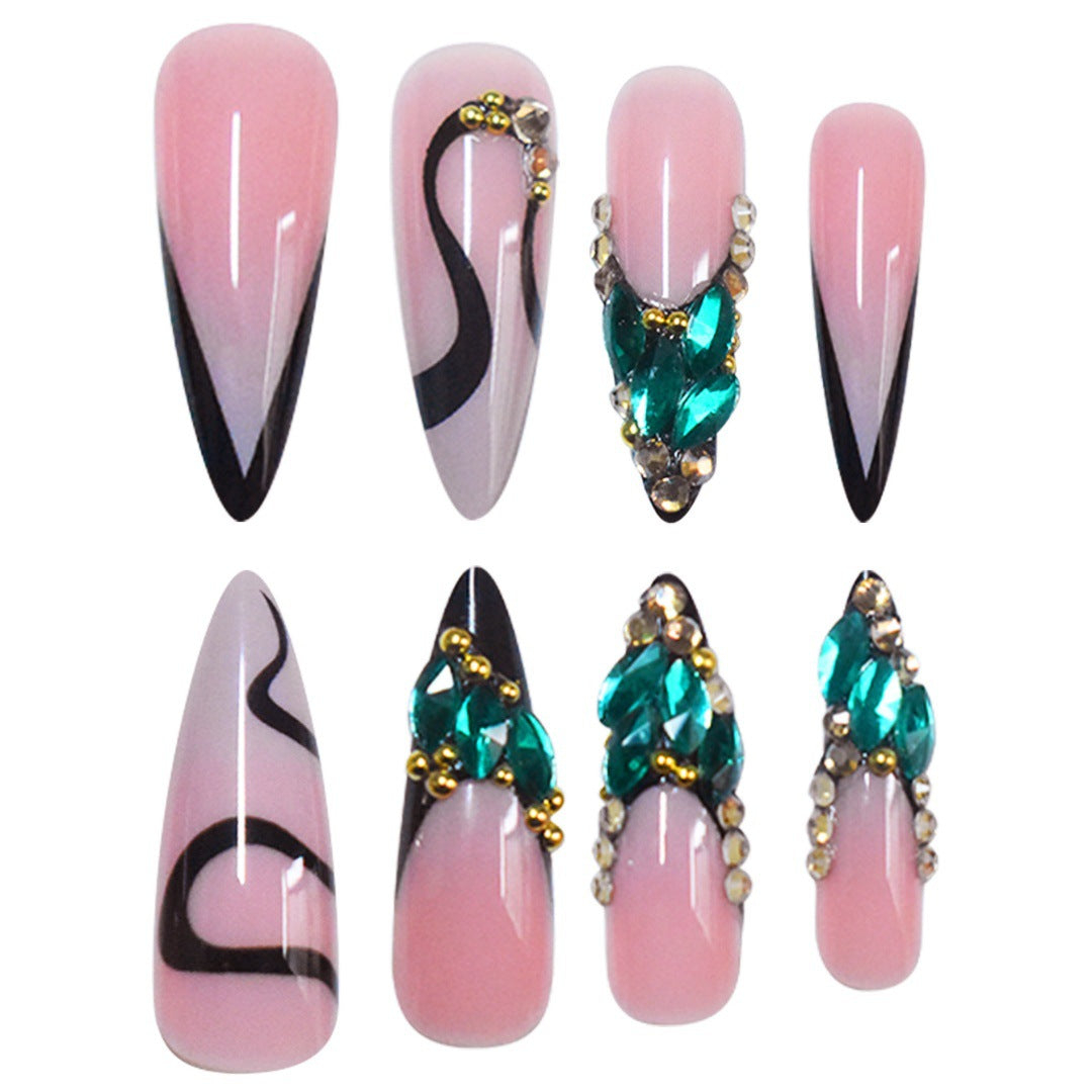 Artistic Sculpted Press-On Nail Extensions Kalsten