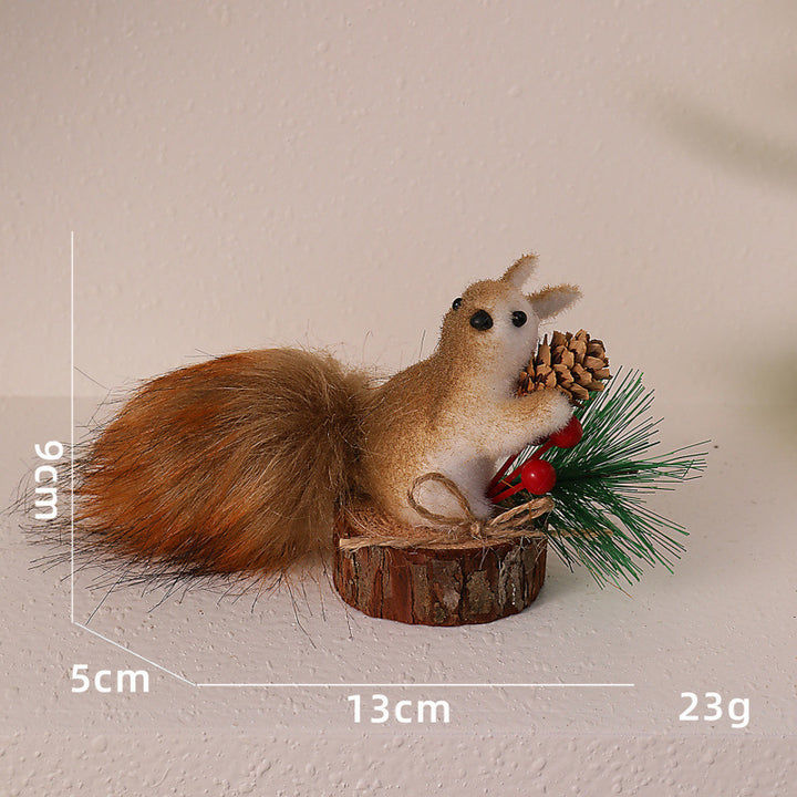 Cute decoration figure with squirrel motif Kalsten