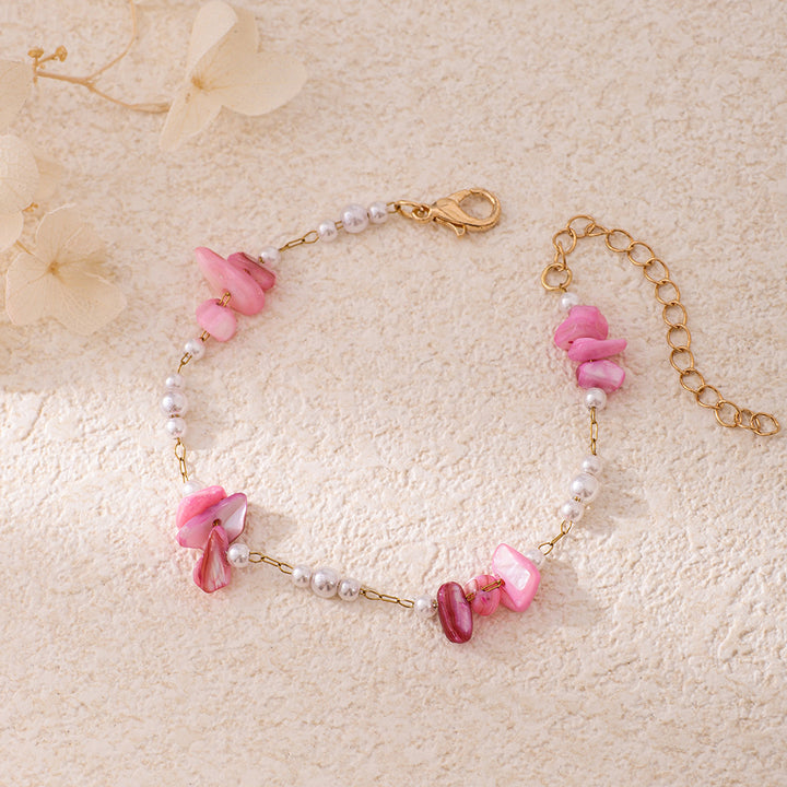Chic Pearl and Gemstone Bracelet Kalsten