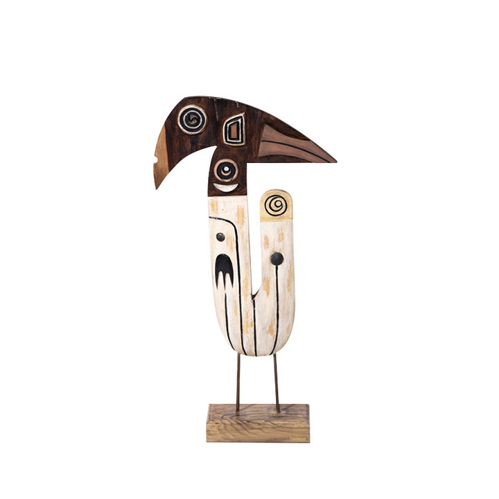 Decorative Abstract Face Sculpture