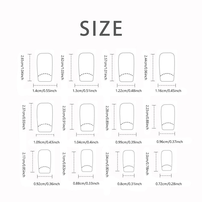 Artistic Design Press-On Nail Set Kalsten