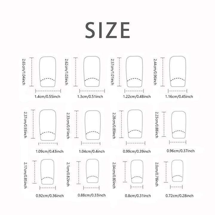 Artistic Design Press-On Nail Set Kalsten