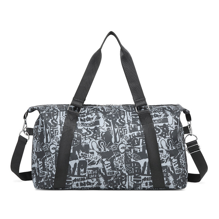 Graphic Patterned Sports Duffel Bag Kalsten